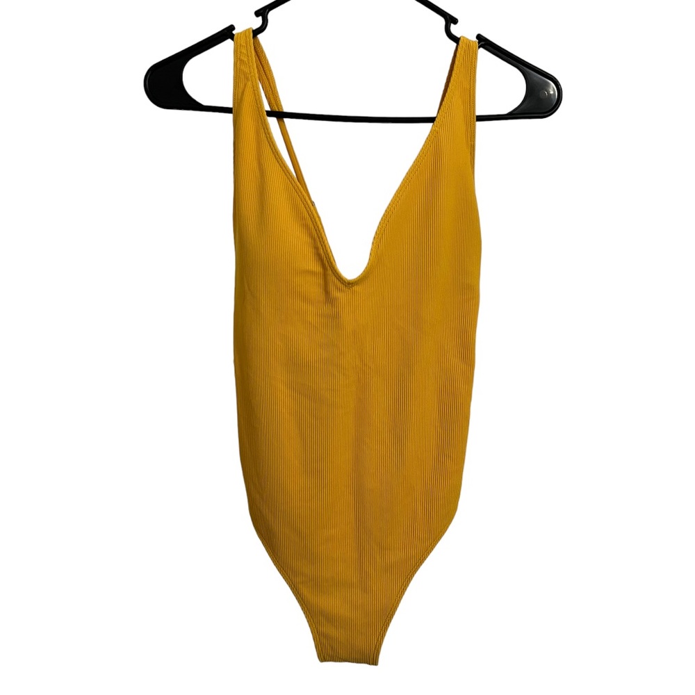 Abercrombie & Fitch Yellow One Piece Swimsuit
